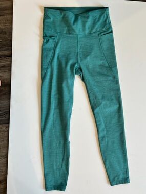 JoyLab Teal High-Rise Kids Leggings with Side Pockets
